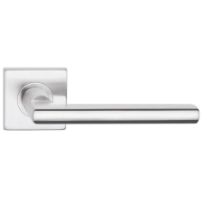 METAL-BUD METRO ajtóajtókilincs négyzet alakú rozettás rozsdamentes acél WC zár és alkatrészei