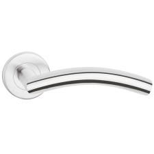 METAL-BUD NEPTUN ajtókilincs kerek rozettás rozsdamentes acél WC zár és alkatrészei