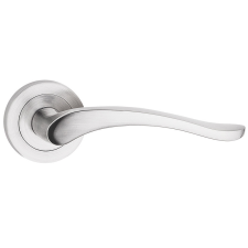 METAL-BUD NICOLE/BALEN ajtókilincs kerek rozettás szálcsiszolt nikkel WC zár és alkatrészei