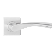 METAL-BUD ROMA ajtóajtókilincs szögletes rozettás rozsdamentes acél BB zár és alkatrészei