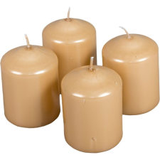  Metál henger gyertya 60x80mm pezsgő 4db/csom (db ár) gyertya