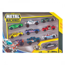 Metal Machines - Autók 10 darabos szett autópálya és játékautó