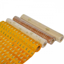  Metál mintás bársony tekercs 35x100cm dekorációs kellék