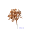  Metál művirágos pick 18cm - Arany