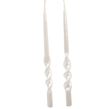  Metál rövid alfa csavart gyertya gyöngy 235x12mm 8db/csom (db ár) dekorációs kellék