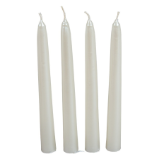 Metál spitz gyertya 195 mm ivory 4db/csom (db ár) gyertya