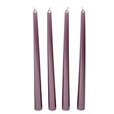 Metál sziluett gyertya 310 mm halvány lila 4db/csom (db ár) gyertya