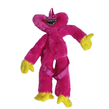 Metálautó Játék Kft Huggy Wuggy táska kék / rózsaszín plüssfigura
