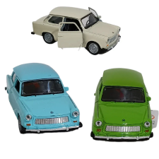 Metálautó Trabant 601 játékautó autópálya és játékautó