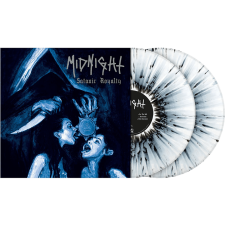 MetalBlade Midnight - Satanic Royalty (White & Black Burst Vinyl) (Vinyl LP (nagylemez)) heavy metal