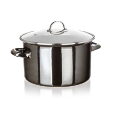  METALLIC Black zománcozott edény – 26 cm, 6 l, fedővel 13823461 edény