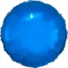  Metallic Blue kör fólia lufi 43 cm