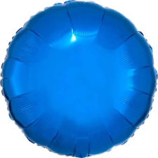  Metallic Blue kör fólia lufi 43 cm party kellék