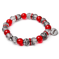  Metallic Love – Hegyikristály ásvány karkötő dobozban karkötő