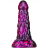 MetallicAnal Dildo Fantasy Cyrix – érzéki, 15,5 cm-es lurex vibrátor