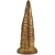 MetallicAnal Monster Dicknosaur – prémium arany dildó (20 x 5,5 cm)
