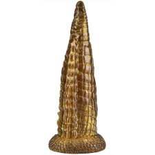 MetallicAnal Monster Dicknosaur – prémium arany dildó 22 x 6.5 cm műpénisz, dildó