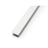 Metalproduct Lemez szegő U profil 30x11 mm perforált lemez keret 8 mm vastag lemezhez rozsdamentes acél 2500 mm szál saválló inox