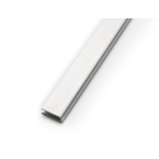 Metalproduct Lemez szegő U profil 30x11 mm perforált lemez keret 8 mm vastag lemezhez rozsdamentes acél 2500 mm szál saválló inox építőanyag