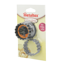 METALTEX rugós linzer kiszúró készlet virág középpel konyhai eszköz