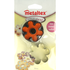 METALTEX rugós virág alakú linzer kiszúró készlet konyhai eszköz