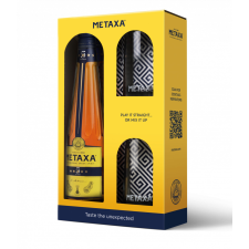 Metaxa 5* 0,7l 2 pohál Brandy jellegű szeszesital [38%] konyak, brandy