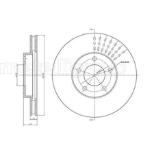 METELLI féktárcsa 23-1036C autóalkatrész