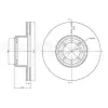 METELLI féktárcsa 23-1040C