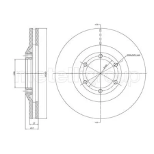 METELLI féktárcsa 23-1200C autóalkatrész