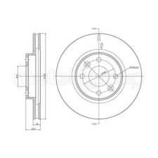 METELLI Féktárcsa METELLI 23-1504C féktárcsa