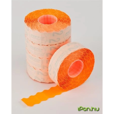 METO Árazócímke narancs 22x12 információs címke