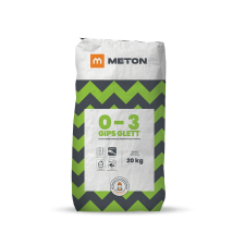 METON 0-3 GIPS GLETT extra fehér nagyszilárdságú glettanyag glett, gipsz, csemperagasztó, por
