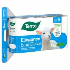 Metsa Tento Ellegance Blue Decor toalettpapír 16 tekercses 3r higiéniai papíráru