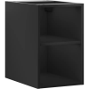 Mexen Box-A nyitott szekrény polccal, 30 cm, fekete matt - 91AX2-0300-470-0-71