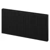 Mexen C21 panelradiátor 900 x 2400 mm, oldalsó csatlakozás, 4263 W, fekete - W421-090-240-70