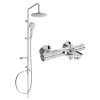 Mexen Carl Kád-Zuhany Szett - Termosztátos - Króm