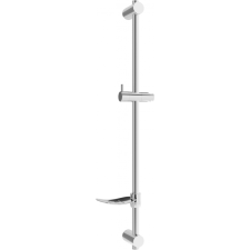 Mexen DF zuhanyrúd szappantartóval 80 cm, Króm - 79382-00 fürdőszoba kiegészítő