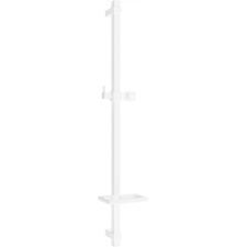 Mexen DQ zuhanyrúd szappantartóval 80 cm, Fehér - 79381-20 fürdőszoba kiegészítő