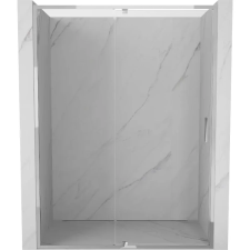 Mexen Exo 130 cm-es átlátszó króm zuhanyajtó - 819-130-000-01-00 fürdőkellék