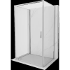 Mexen Exo-3S 3 oldalas zuhanykabint 70 x 110 cm, átlátszó, króm - 8181-070-110-01-00-3S