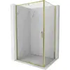 Mexen Exo dönthető zuhanykabin 120 x 85 cm, átlátszó, arany - 819-120-085-50-00