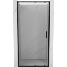 Mexen Exo tolóajtós zuhanyajtó 115 cm, átlátszó, fekete - 8151-115-000-70-00 fürdőkellék
