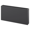 Mexen Flat CVF33 panelradiátor 400 x 1300 mm, alsó csatlakozás, 2056 W, antracit - W633F-040-130-66