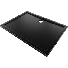 Mexen Flow téglalap alakú zuhanytálca slim 100 x 85 cm, fekete matt - 46R708510 fürdőkellék