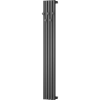 Mexen Flux dekoratív fürdőszobai radiátor 1500 x 240 mm, 450 W, antracit - W127-1500-240-00-66