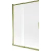 Mexen Fox 2-szárnyú tolózuhanyfal 120 x 150 cm, zúzmarás, arany - 891-120-002-50-30
