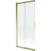 Mexen Fox Kádparaván 2 részes  csúszó 85 x 150 cm,  átlátszó nano, arany - 891-085-002-50-00 Kádparaván