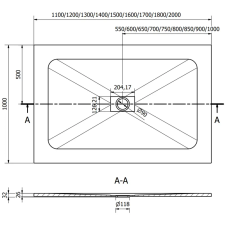 Mexen Hugo téglalap alakú zuhanytálca SMC 120 x 100 cm, Fehér - 42101012 fürdőkellék