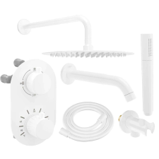 Mexen Kai DR70 Kád-Zuhany Szett - 25 cm, Fehér fürdőkellék