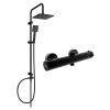 Mexen Kai Termosztátos Zuhanygarnitúra - Fekete
